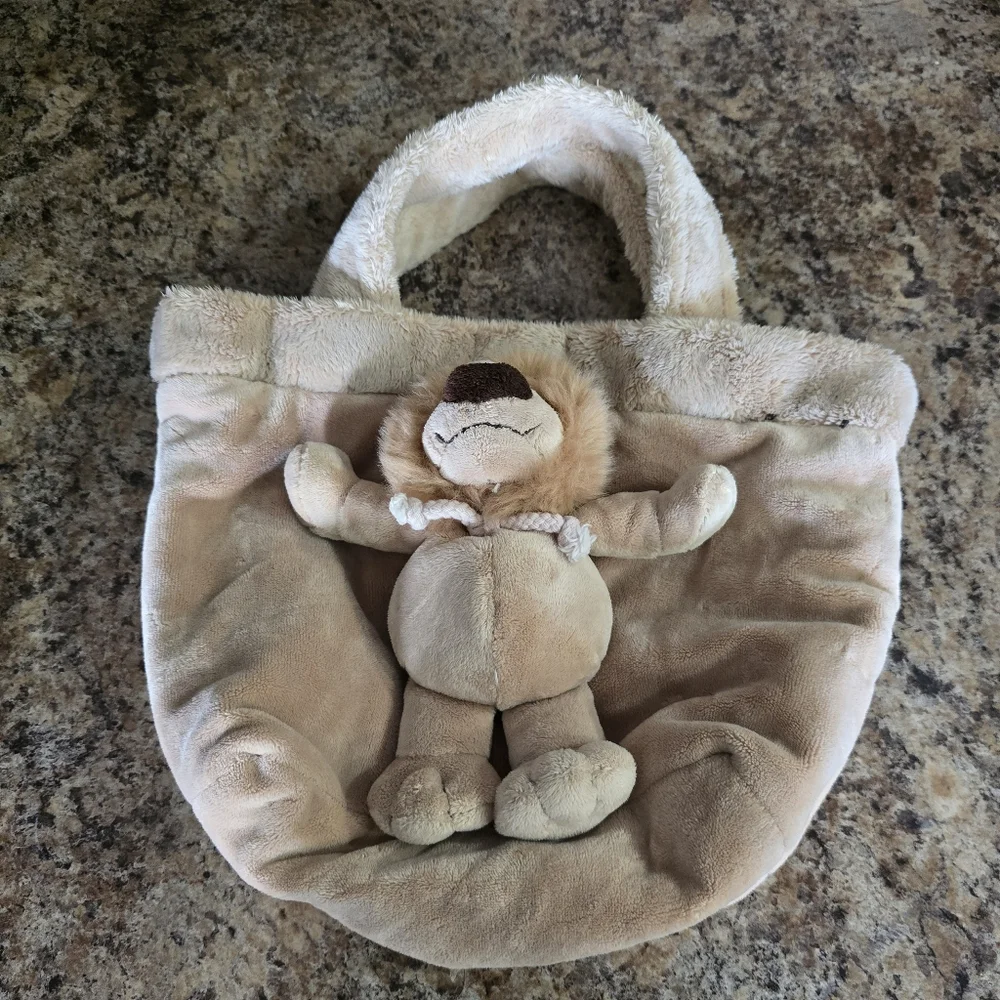 Girls soft plush & company Lion purse